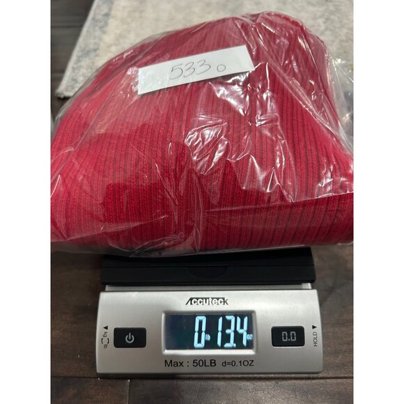 Talbots Red Ribbed Turtleneck Pullover Sweater Sz Small Cozy Knitwear Staple - Picture 10 of 11